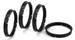 Gorilla Wheel Hub Centric Ring, 95.10 Millimeter Inside Diameter, 106 Millimeter Outside Diameter, Black, Set Of 4 - 106-9510