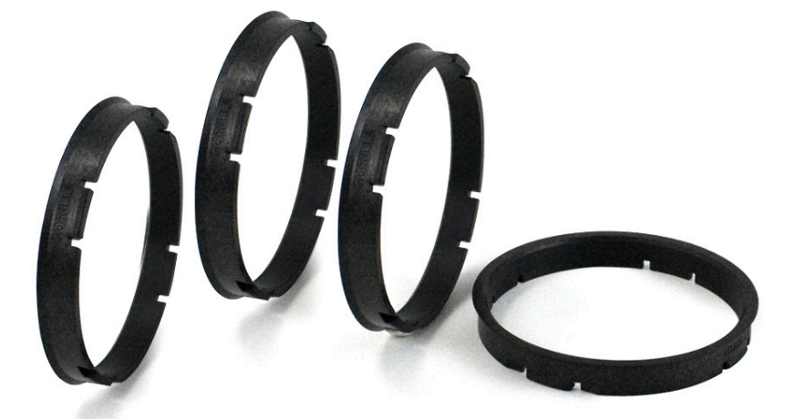Gorilla Wheel Hub Centric Ring, 95.10 Millimeter Inside Diameter, 106 Millimeter Outside Diameter, Black, Set Of 4 - 106-9510