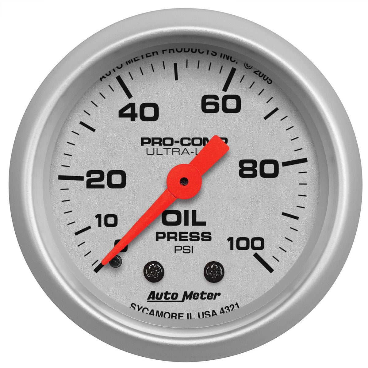 AutoMeter Engine Oil Pressure Gauge 4321 product image 2