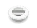 B&B Molders Heating/Cooling Register, Fits 4 in Flexible Ducts, 4-1/8 in Diameter Cutout Dimension, 4 in Diameter Outside Dimension - 94264