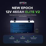 Epoch Battery, V2 Elite Series, Group 8D, 12.8 V - C12460A