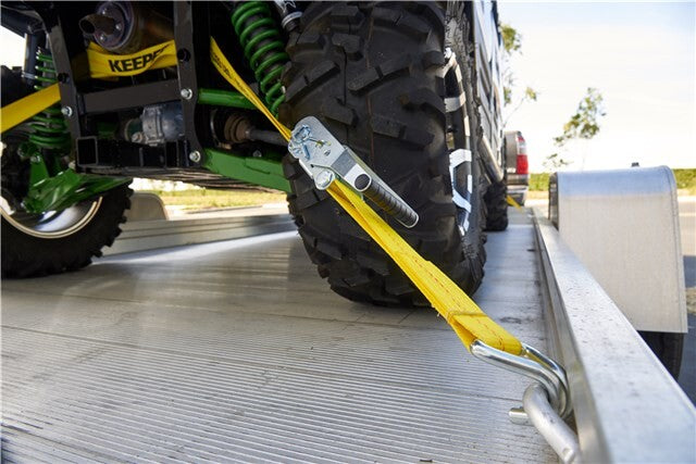 Keeper Corporation Tie Down Strap, 16 ft Length x 2 in Width, 3333 lb Load Capacity, 10000 lb Break Strength - 04616