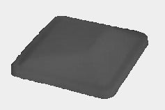 Ventline Roof Vent Lid, For Ventline Trailer Roof Vent Part Number V2094 Made Before 2008, 14-1/4 in x 14-1/4 in - BV0554-03