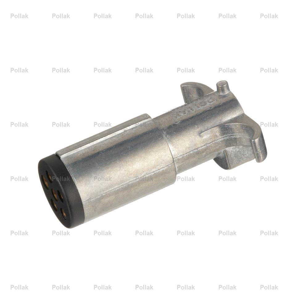 Pollak Trailer Wiring Connector, 6-Pole Round - 6P-100V