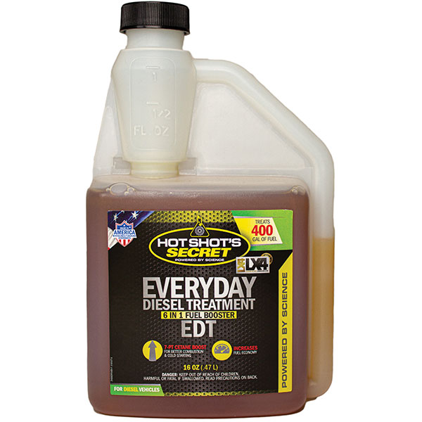 Hot Shot's Secret/ Lubrication Specialties Fuel Additive, 16 oz Squeeze Bottle - HSSEDT16ZS
