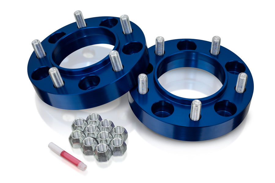 Spidertrax Wheel Spacer, 5 x 150 Millimeter/5 x 5.90 in Bolt Pattern, 31.75 Millimeter/1.25 in Thickness, Anodized Blue, Set Of 2 - WHS023