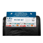 Camco Door Mat, Blue, 29 in Width x 17-1/4 in Length - 53201