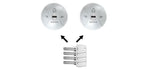 Holman Puck Lock Kit, Stainless Steel, 4 Keys, Set Of 2 - 84001