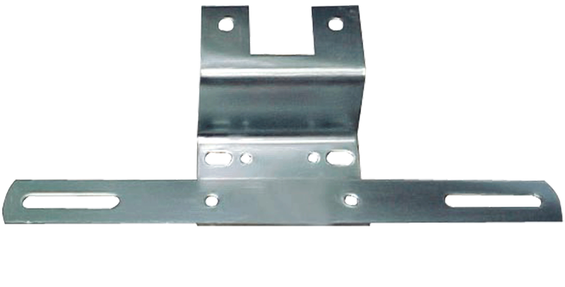 Optronics License Plate Bracket, Black, Zinc Plated Steel - LP15SBP