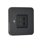 Scanstrut USB Outlet, TILE Series, 10 To 32 V DC Input Voltage(12/24 V System), 6 Ampere Input Current - SC-TILE-20