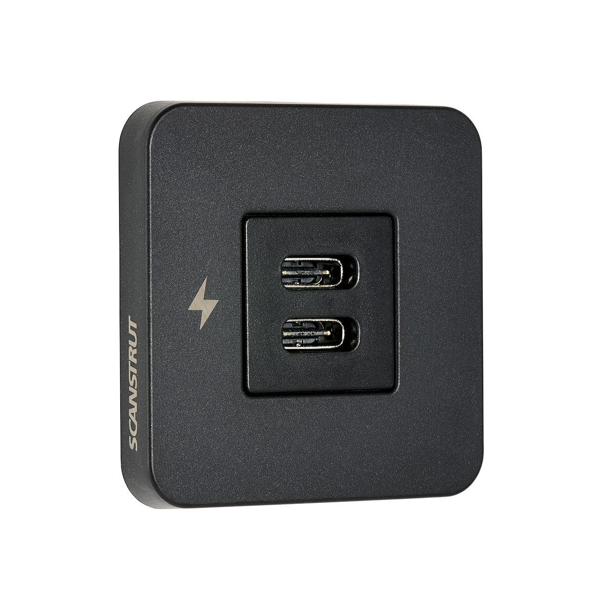 Scanstrut USB Outlet, TILE Series, 10 To 32 V DC Input Voltage(12/24 V System), 6 Ampere Input Current - SC-TILE-20