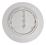 Valterra Heating/Cooling Register, 4 in Diameter, 360 degree Rotation, White - A10-3357VP