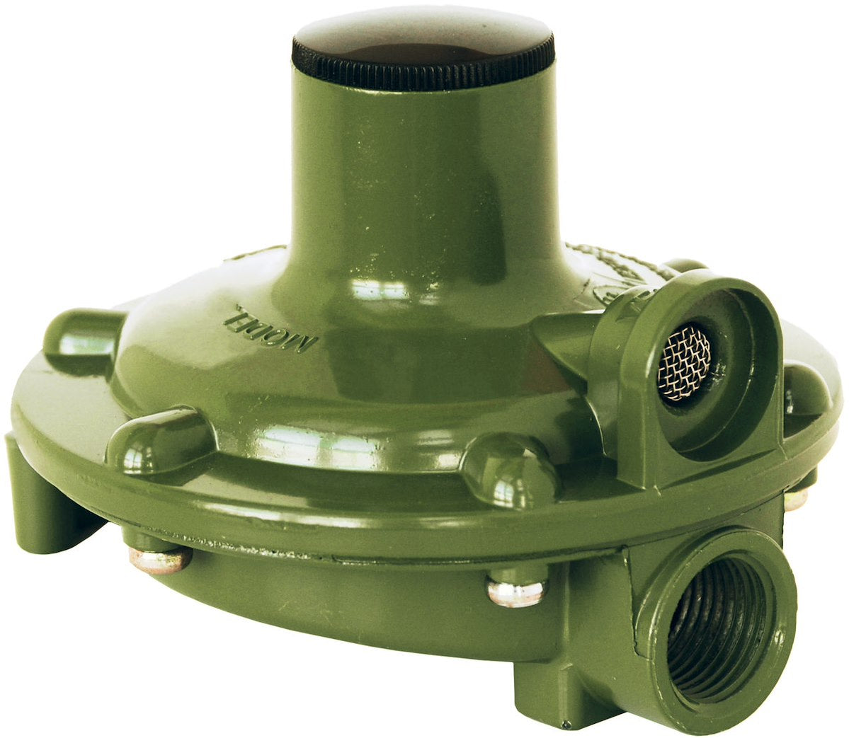 Marshall Excelsior Propane Regulator, 1/4 in FNPT Inlet x 3/8 in FNPT Outlet, 140000 BTU, Die Cast Aluminum - MEGR-230
