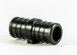 Elkhart Supply Fresh Water Fitting, 1/2 in PEX x 1/2 in PEX, Black - 28840