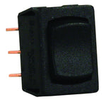 JR Products Multi Purpose Switch, 0.756 in x 0.508 in Cutout, 0.745 in x 0.500 in (Switch), Black - 13335
