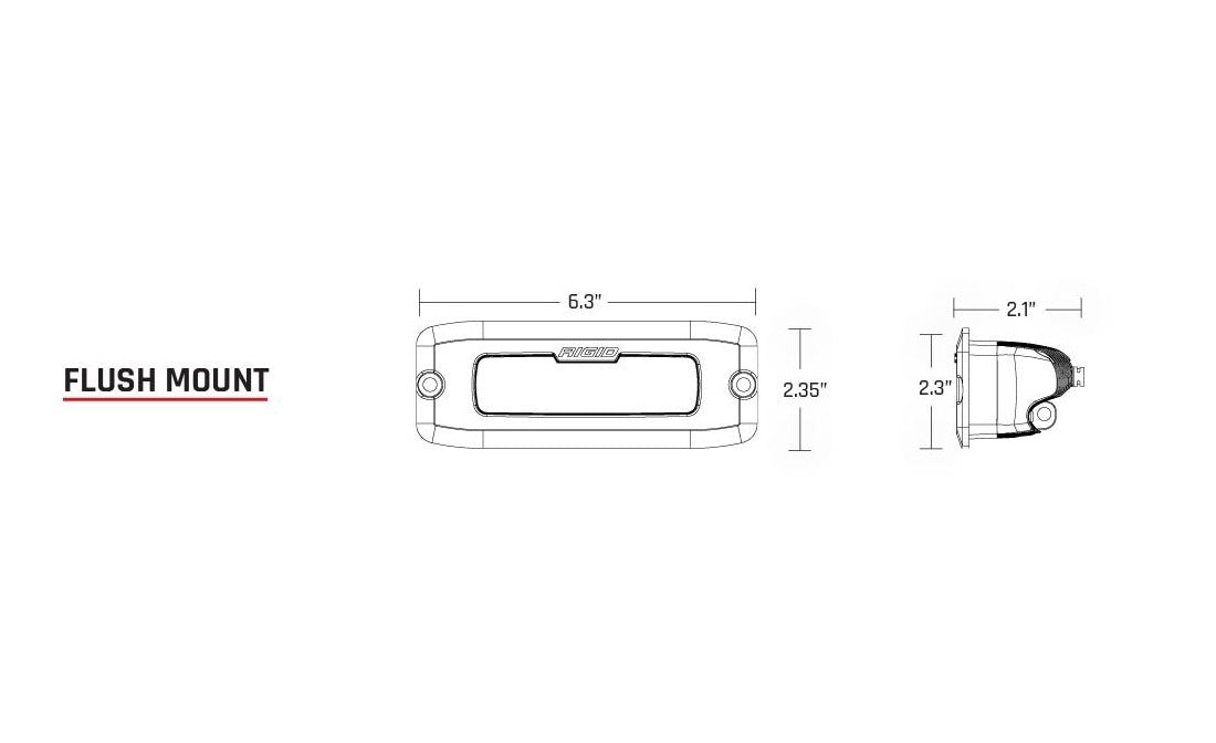 RIGID Industries Exterior Multi-Purpose LED 980033 product image 3