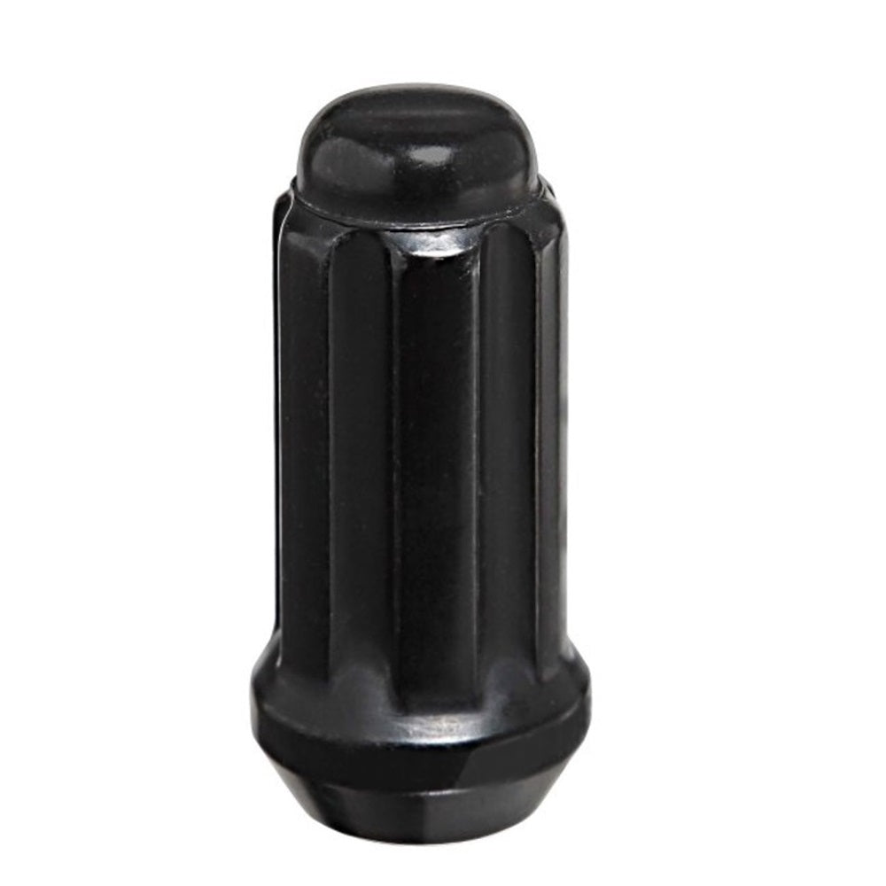 West Coast Wheel Accessories Lug Nut, 14 Millimeter x 1.5 Thread Size, 60 degree Conical Bulge Extra Long, Black, Set Of 80 - W1014STB