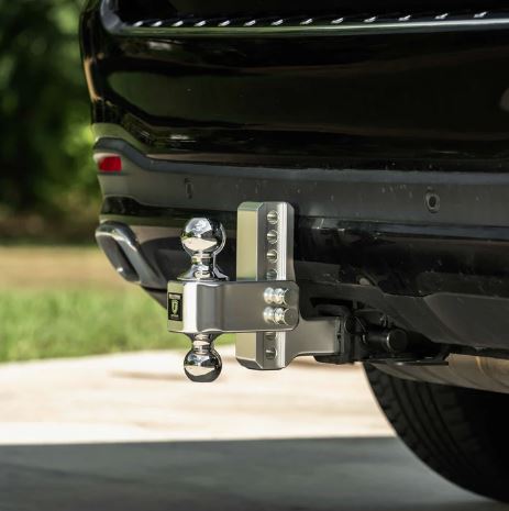 Bulletproof Hitches Trailer Hitch Ball Mount, For 2 in Receiver, 14000 lb Gross Trailer Weight/2000 lb Tongue Weight, 8-1/8 in Shank - AL204