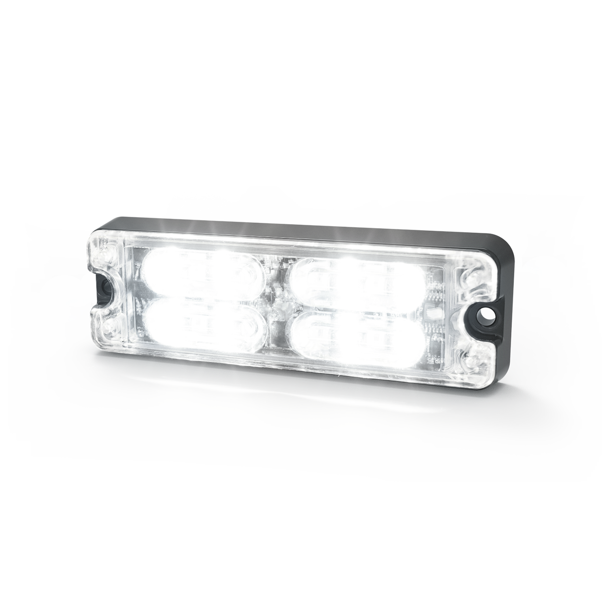 Ecco Electronic Warning Light, ED3511 Series, 3.3 in Length x 1.1 in Width x 0.5 in Height, White LED - ED3511W