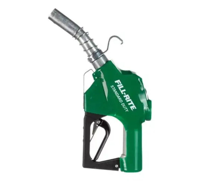 Fill-Rite Liquid Transfer Tank Pump Nozzle, Use For Gasoline/Diesel/E15/Biodiesel Up To B20/Kerosene, 5 To 25 gal Per Minute, 1 in Inlet - SDN100GAN