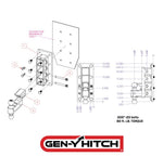 GEN-Y Hitch Adjustable Ball Mounts GH-3024 product image 3