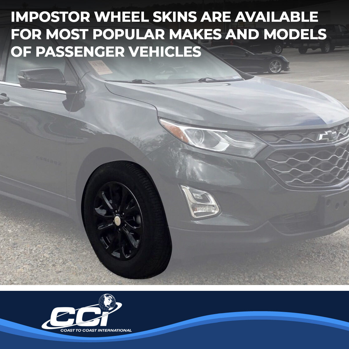 Coast2Coast Wheel Skins & Styled Wheel Covers IWCIMP409BLK product image 6