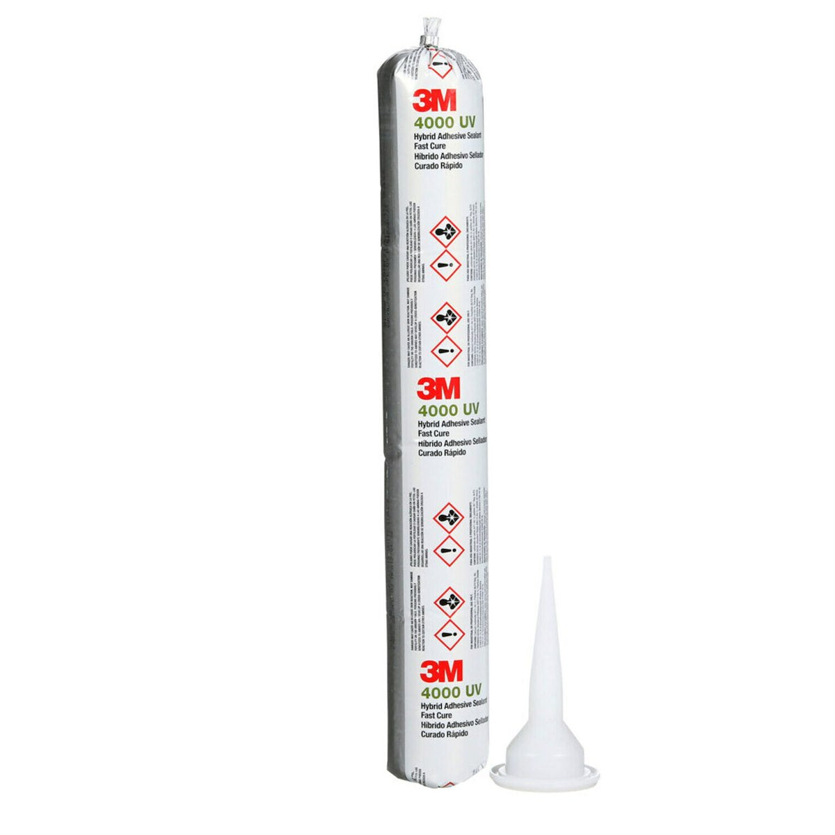 3M Adhesive Sealant, 3M 4000 UV Fast Cure, Used To Bond Aluminum/Wood/Gelcoat And Fiberglass, 600 Milliliter - 05508