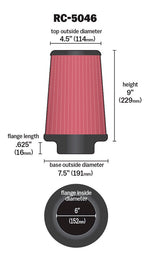 K&N Air Filter Elements RC-5046 product image 5