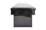 Dee Zee Tool Box, Red Label, Black Gloss Powder Coated Aluminum, 20 in Length x 69-3/4 in Width x 19-1/4 in Height - DZ8170DB