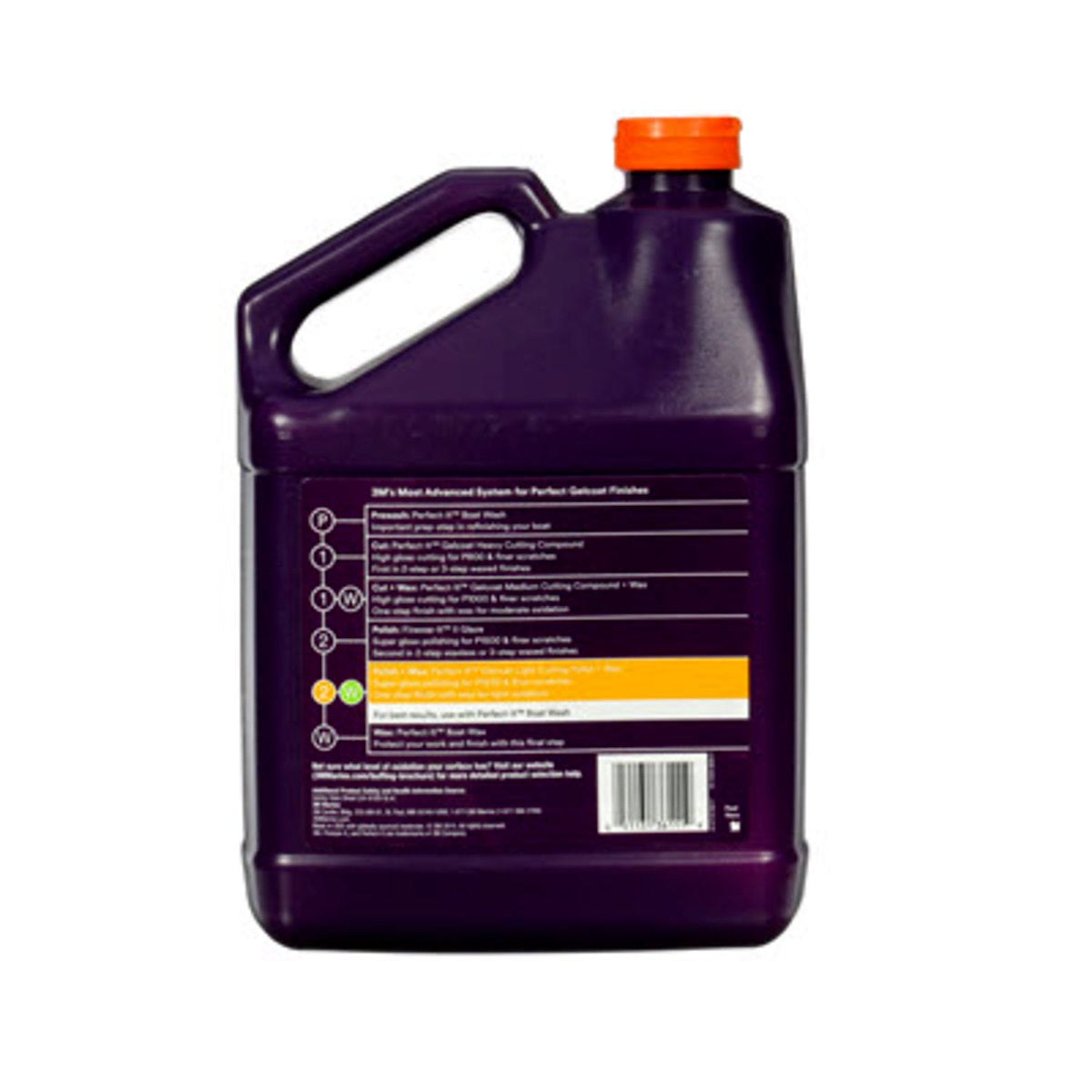 3M Polishing Compound, White, 1 gal Bottle, Case Of 4 - 36111