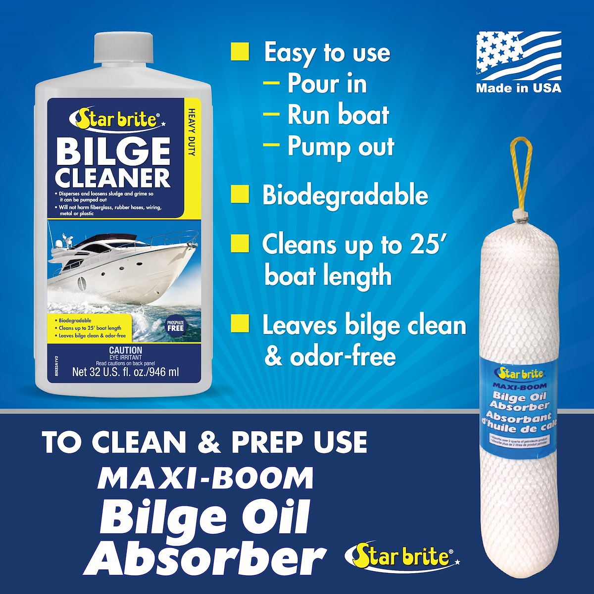 Star Brite Bilge Cleaner, 32 oz Bottle - 080532PW
