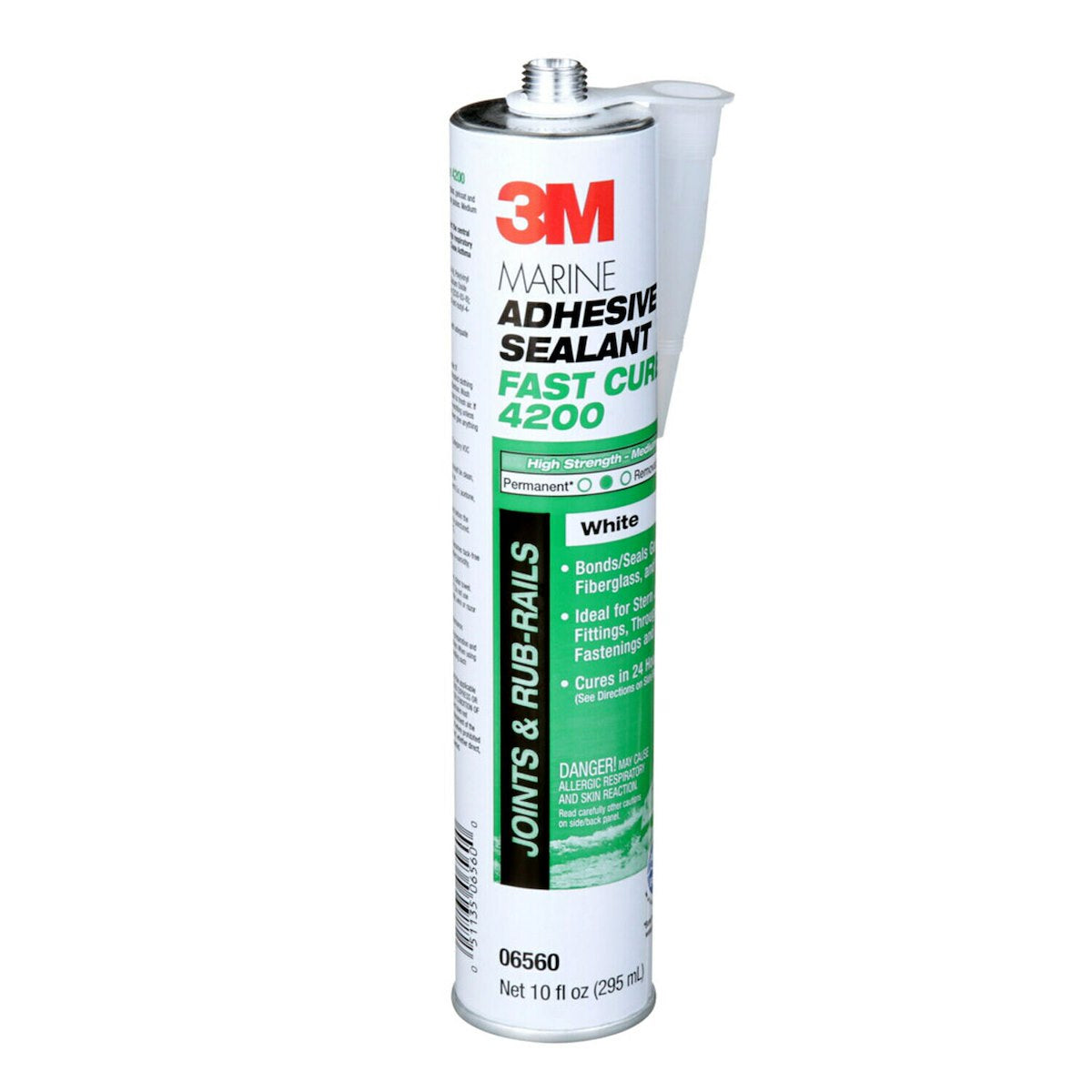 3M Adhesive Sealant, 3M 4200 Fast Cure, Used To Bond Aluminum/Wood/Gelcoat And Fiberglass, 10 oz Cartridge - 06560