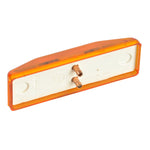 Grote Industries Clearance Light, Incandescent, 3.79 in Length x 1.2 in Width x 0.8 in Height, White Polycarbonate Housing - 46743