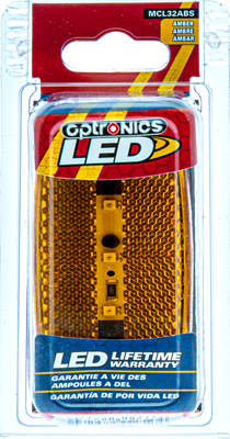 Optronics Clearance Light, MCL32 SERIES, LED, 4 in Length x 2 in Width x 1 in Depth - MCL32ABS