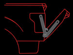 Gate King Tailgate Position Adjuster, Adjusts In 8 Different Positions, Black, Stainless Steel, Set Of 2 - 490318