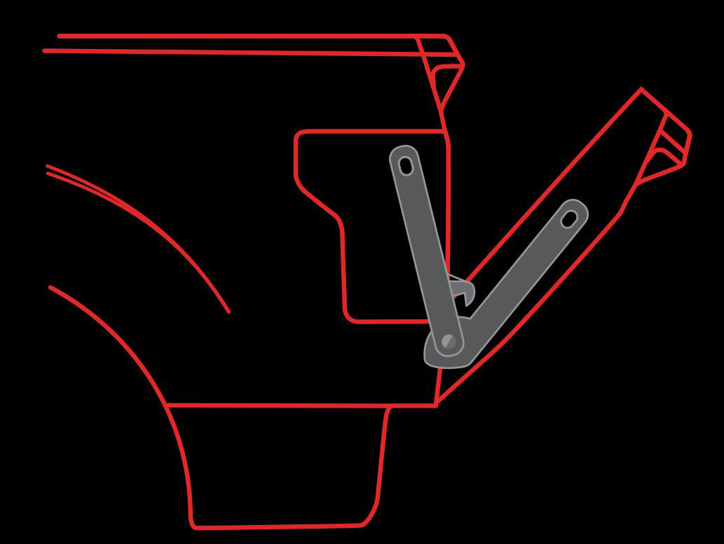 Gate King Tailgate Position Adjuster, Adjusts In 8 Different Positions, Black, Stainless Steel, Set Of 2 - 490318