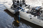 Railblaza Trolling Motor Mount, Black And Silver, 46-1/2 in Length - 04-4091-11