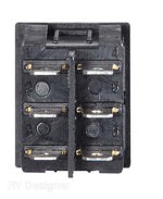 RV Designer Multi Purpose Switch, 14 V DC, 5 amp Max, 0.872 in x 1.071 in Cutout - S471