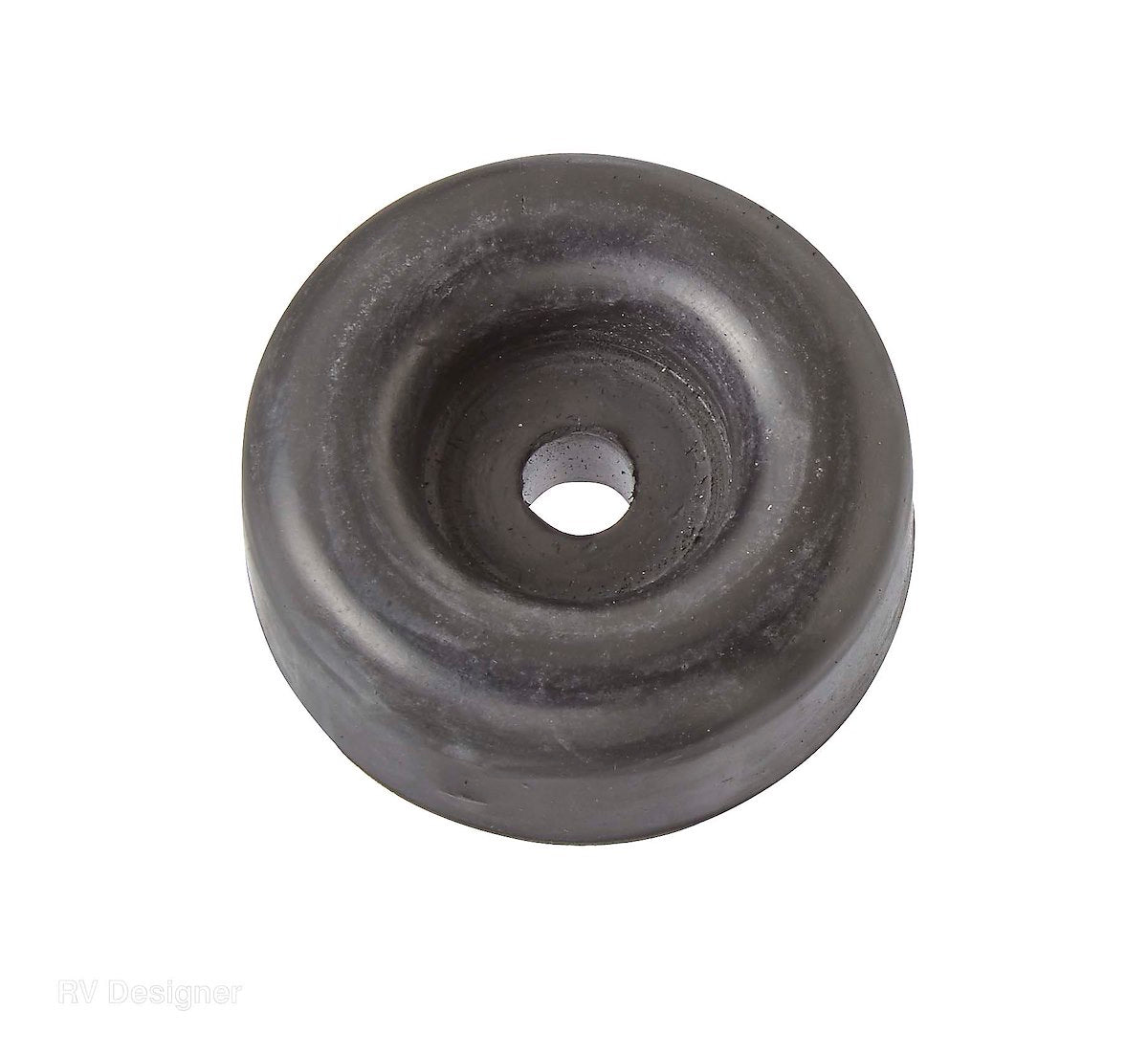 RV Designer Door Stop Bumper, Black - E203