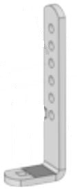 Fastway Trailer Products Weight Distribution Hitch Hardware, e2, Replacement Hardware For E2 Series Hitches, With 1 L-Bracket - 93-02-5150