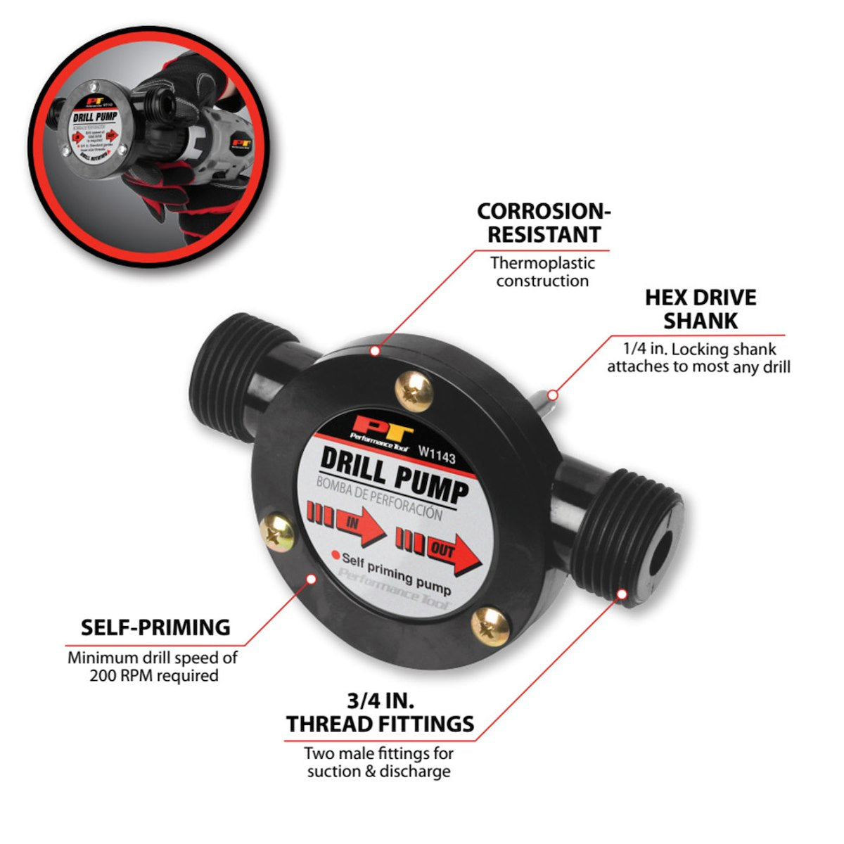 Performance Tool Automotive Tools & Shop Equipment W1143 product image 4