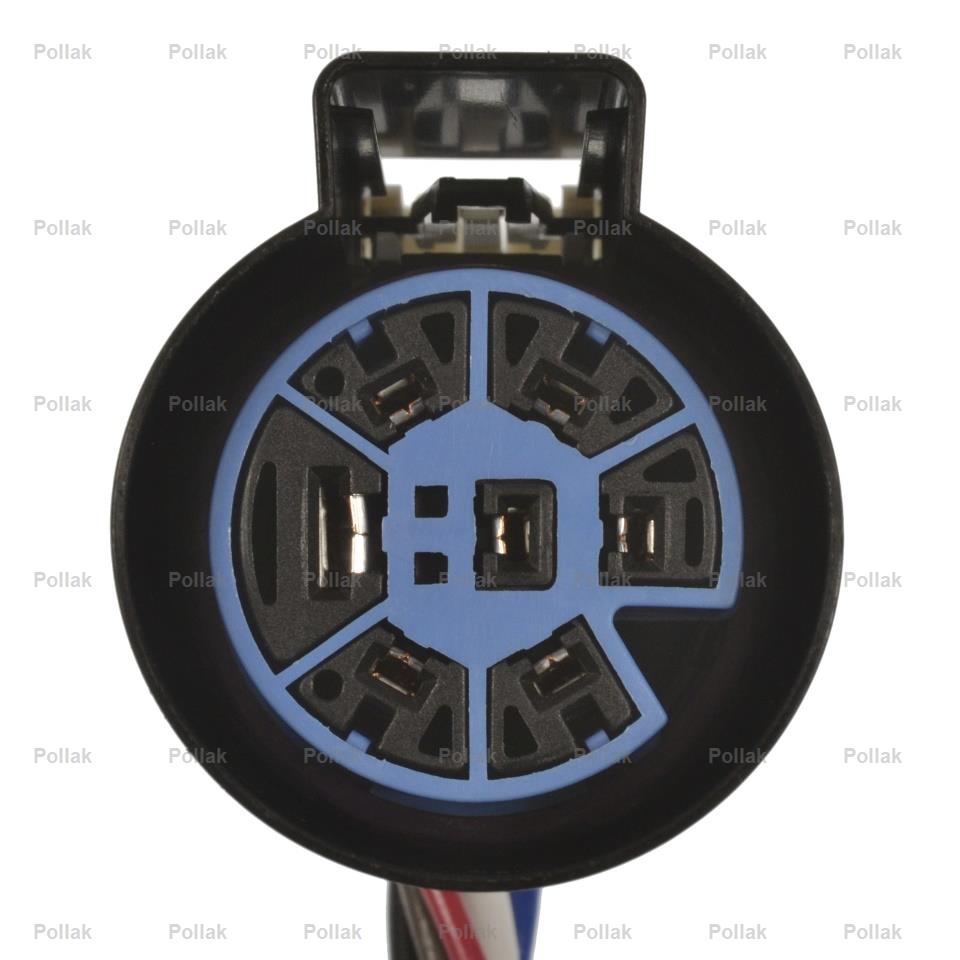 Pollak Trailer Wiring Connector, 7-Way RV OEM Replacement Socket - 11-898