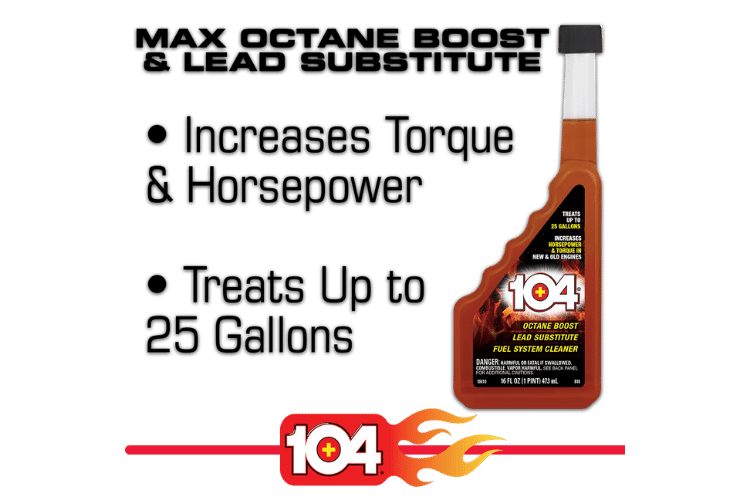 104+ Octane Boost Fuel Additive, 16 oz Bottle - 10410