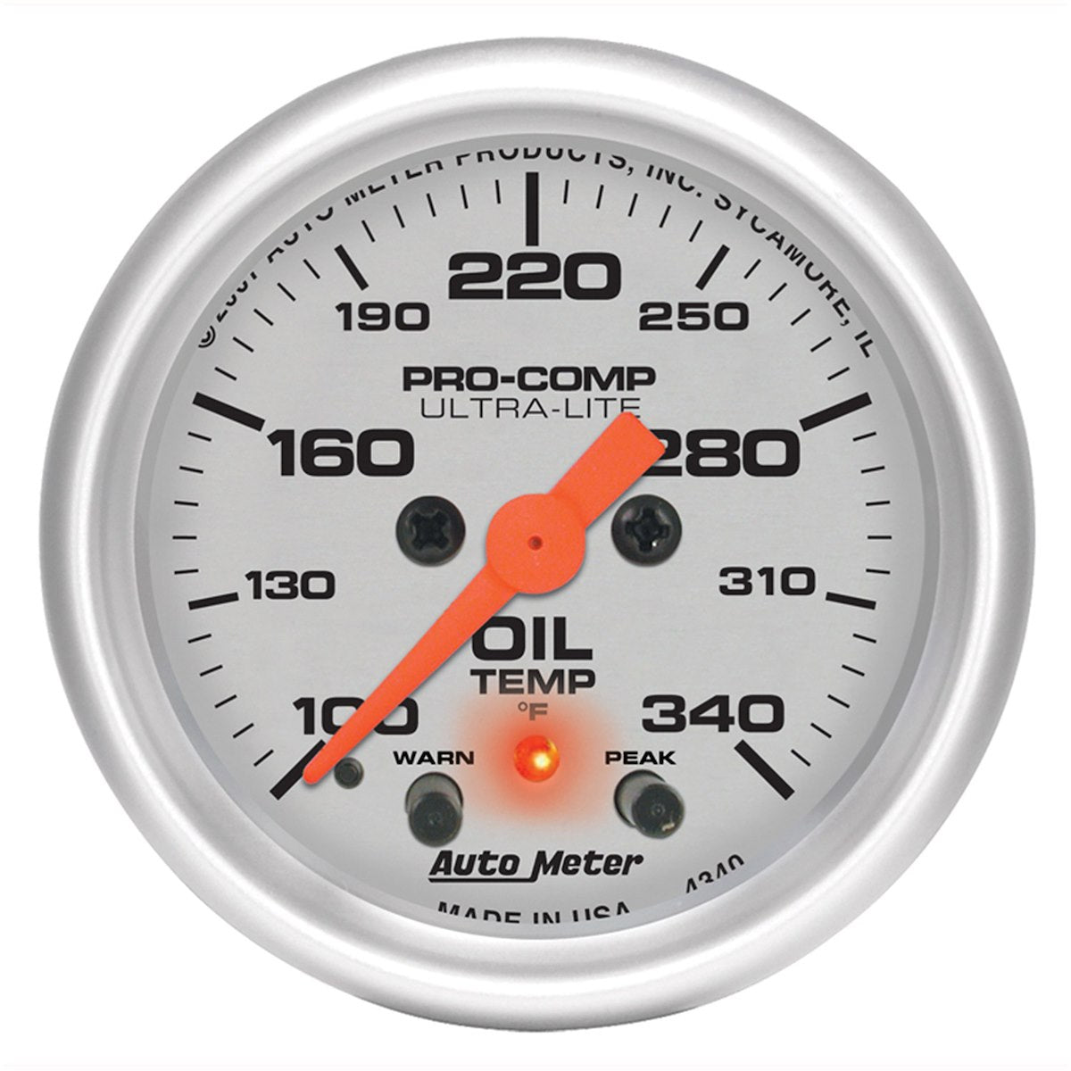 AutoMeter Engine Oil Temperature Gauge 4356 product image 1