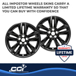 Coast2Coast Wheel Skins & Styled Wheel Covers IWCIMP385BLK product image 4