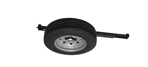 BAL RV Spare Tire Carrier, 52 To 72 in Frame Width, Black - 28240