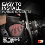 K&N Air Cleaner Assemblies and Air Intake Kits 77-9043KP product image 9