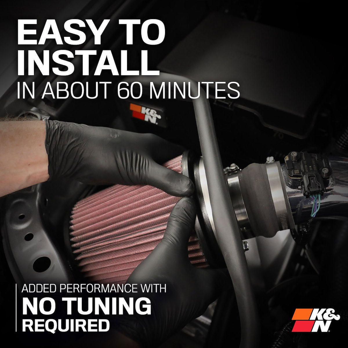 K&N Air Cleaner Assemblies and Air Intake Kits 77-9043KP product image 9