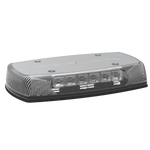 Ecco Electronic Warning Light, 15 in Length x 9 in Width x 2-1/2 in Height, Reflective And TIR Optic LED Module, Amber/Clear LED - 5590CAC