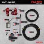 Fill-Rite Liquid Transfer Tank Pump, Diesel/Gasoline/Kerosene/E15/Biodiesel Up To B20, 12 V DC, 20 gal Per Minute - FR4210H